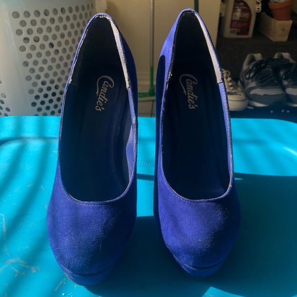 Candies Blue heels - Picture 1 of 3